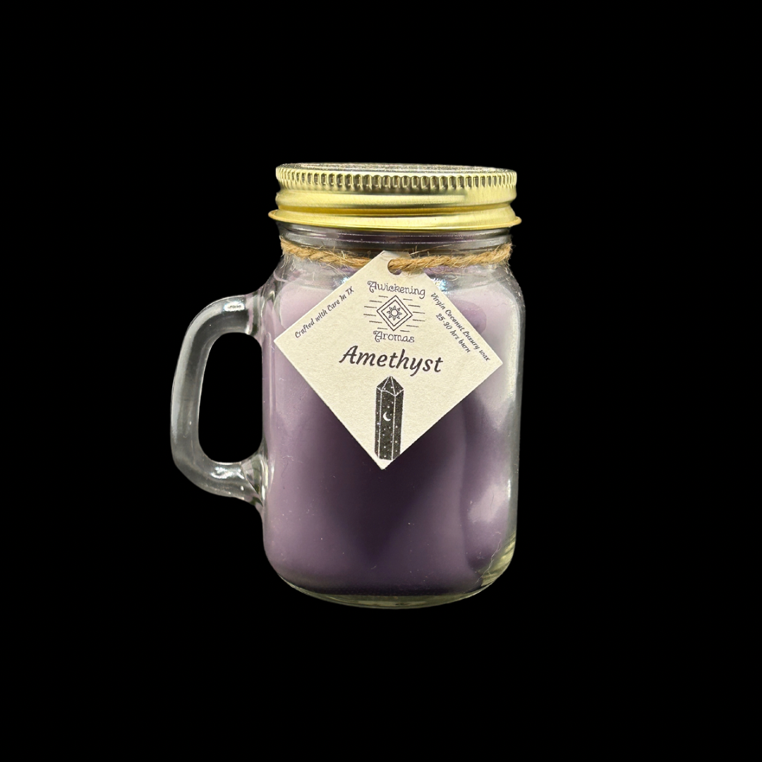 Amethyst Virgin Coconut wax Candle