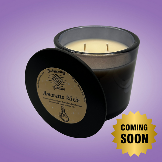 Amaretto Elixir Virgin Coconut Wax Candle