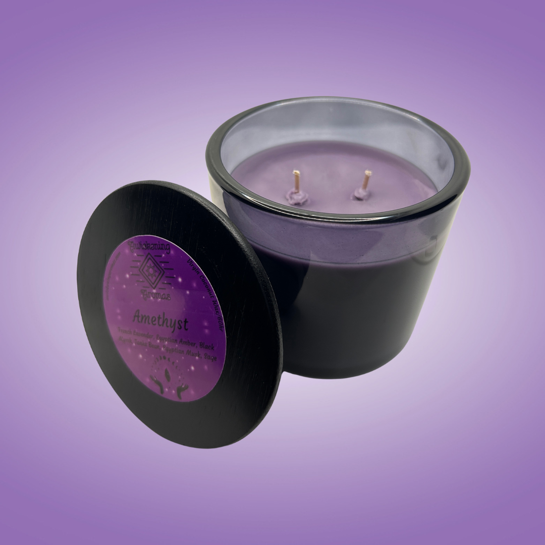 Amethyst Virgin Coconut wax Candle