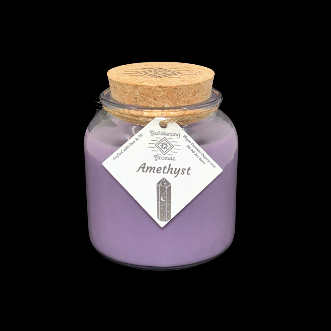 Amethyst Virgin Coconut wax Candle